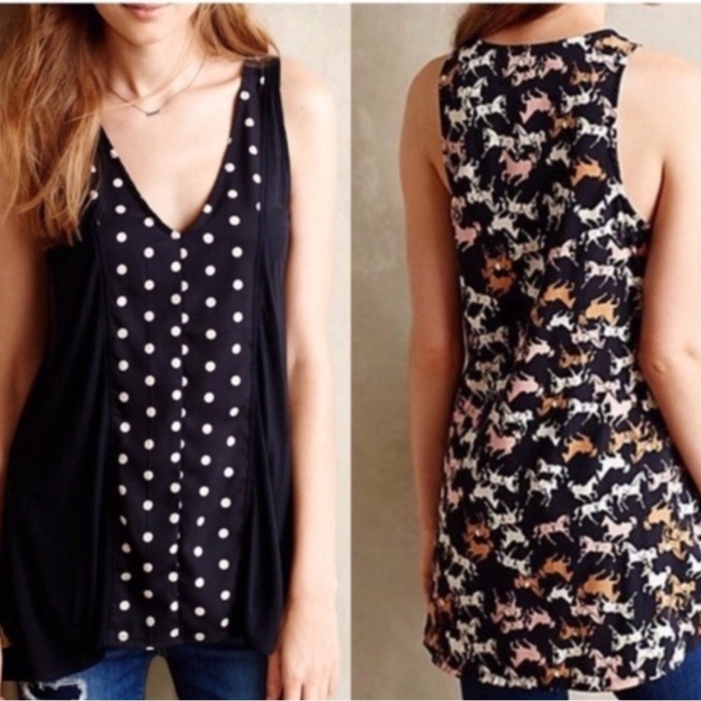 Anthropologie tank worn once. Excellent condition size medium
